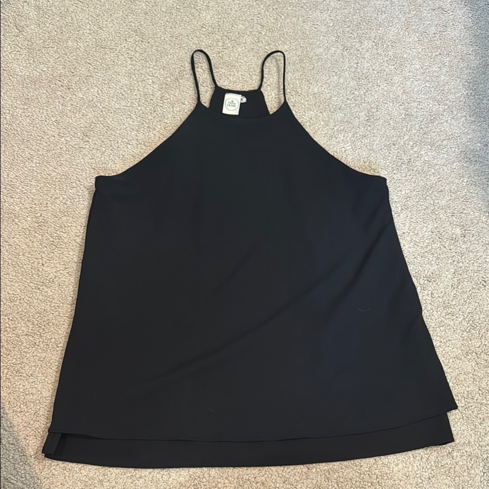 Paper Crane Black Sleeveless Camisole Top